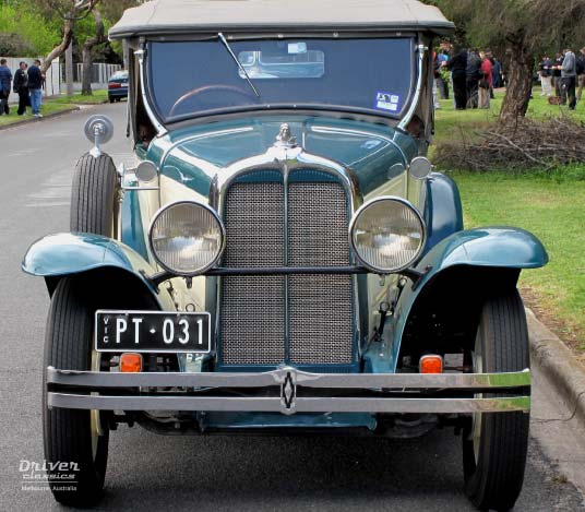 1930 Pontiac 29-6, Caulfield South VIC 1930 Pontiac 29-6 vintage car front