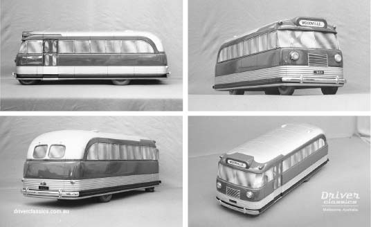Bedford OB scale model built in 1946 by General Motors Bedford OB bus scale model built in 1946 by General Motors