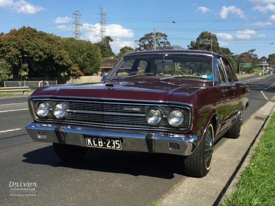 1968 Ford Fairlane 500, Mt Waverley VIC, September 2016 1968 Ford Fairlane 500 front