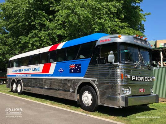 1972 MCI MC7, Yarra Glen VIC, November 2018 1972 MCI MC7 bus, Yarra Glen VIC, Photo taken November 2018