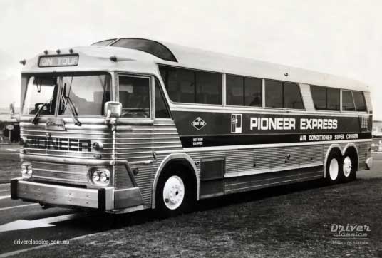 1972 MCI MC7 with newly completed RHD conversion MCI MC7 bus, 1972 version, with newly completed right hand drive conversion