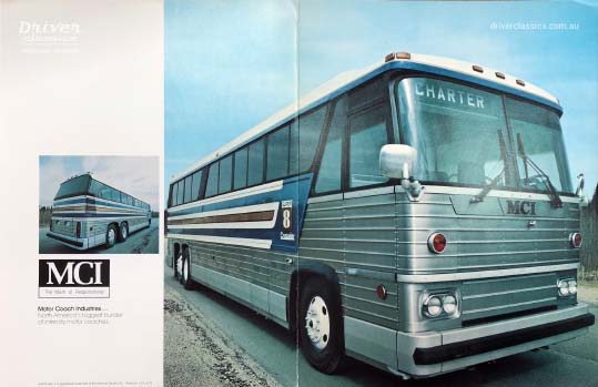 1973 MCI MC8 brochure cover MCI MC8 bus, 1973 version, Brochure Cover