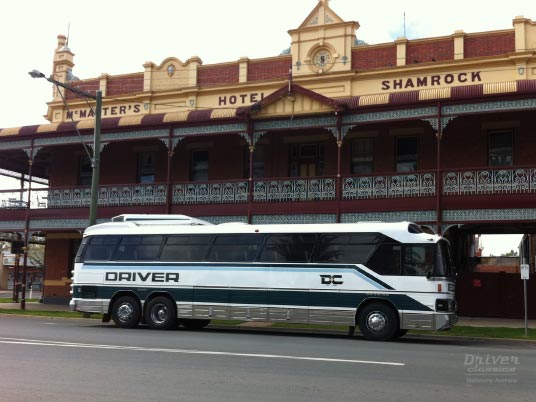 1983 GM Denning, Elmore VIC 1983 GM Denning bus side