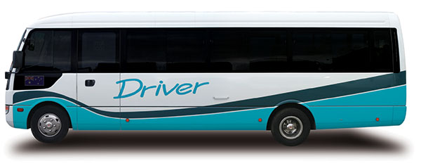 Mitsubishi Rosa 24 seat mini-bus Driver Bus Lines