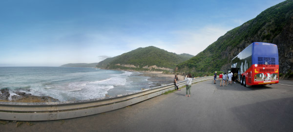 Gray Line Coach Touring the Great Ocean Road