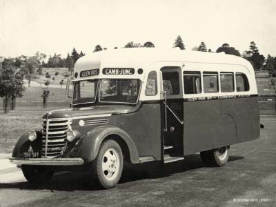1938 Federal Martin and King bus vintage photo